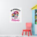 Buscar unicornio divertido posters Para ella