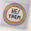 Buscar pronombres pegatinas Queer
