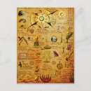 Buscar jeroglíficos egipcios postales Símbolos