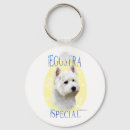 Buscar westies llaveros Blanco