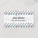 Buscar banda rock de tarjetas de visita Musical