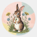 Buscar vintage bunny pegatinas Flores