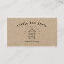 Buscar abeja tarjetas de visita Rústico