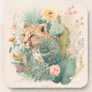 Buscar leopardo posavasos Flores