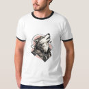 Buscar lobo geométrico camisetas Moderno