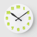 Buscar lime green relojes de pared General y unisex