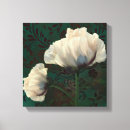 Buscar amapola lienzos Blanco
