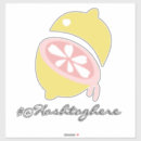 Buscar limones pegatinas parachoque Amarillo