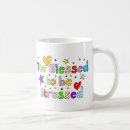 Buscar subrayado tazas Bendecido