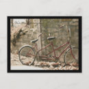 Buscar bicicleta para dos postales Fotografía