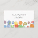 Buscar mancha tinta de tarjetas de visita Colorido