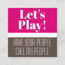 Buscar playdate tarjetas de visita Niños
