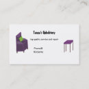 Buscar tapicería tarjetas de visita Diseño