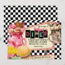 Buscar milkshake invitaciones Vintage