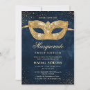 Buscar máscara de la mascarada invitaciones De baile de máscaras