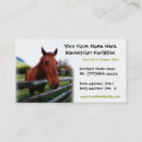 Buscar cuartos tarjetas de visita Caballo cuarto
