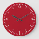 Buscar rojo cereza relojes de pared Números