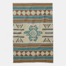 Buscar naranja quemado paños de cocina Turquesa