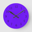 Buscar añil relojes de pared Azul