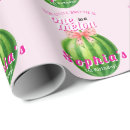 Buscar melón papel de regalo Acuarela