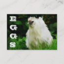 Buscar avícola tarjetas de visita Huevos