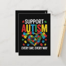 Buscar rompecabezas del autismo postales Necesidades especiales