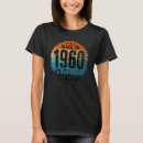 Buscar año 1960 del vintage camisetas Cumpleaños