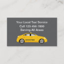 Buscar taxi amarillo tarjetas de visita Taxicab
