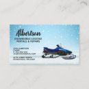 Buscar enrollado tarjetas de visita Moto de nieve