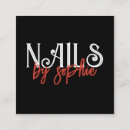 Buscar nail art tarjetas de visita Artista de clavos