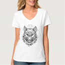 Buscar lobo tribal camisetas Nativo