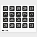 Buscar número 25 pegatinas Veinticinco