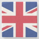 Buscar bandera de inglaterra posavasos Rojo