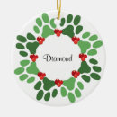 Buscar bayas del acebo adornos Ornamento