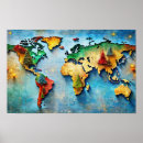 Buscar mapa del mundo artístico posters 4 º asignación