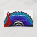 Buscar españa tarjetas de visita Bailarina