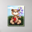 Buscar oso lienzos Flores