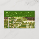 Buscar electrónica y eléctrico tarjetas de visita Negocio