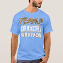 Buscar alergias del cacahuete camisetas Divertido