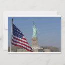 Buscar estatua de la libertad invitaciones Rojo blanco y azul