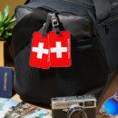 Buscar bandera suiza etiquetas para maletas Viajar