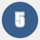 Buscar número uno pegatinas Azul