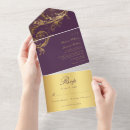 Buscar damask boda invitaciones Clásico