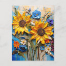 Buscar girasoles abstractos postales Floral
