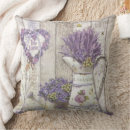 Buscar gris de la lila cojines Floral