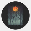 Buscar cuervos redondas pegatinas Halloween