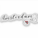 Buscar bandera de amsterdam pegatinas Holgazán