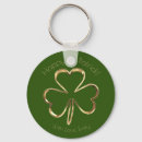 Buscar trébol de tres hojas llaveros Irlandés