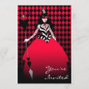 Buscar reina roja invitaciones Reina de corazones
