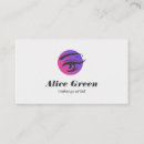 Buscar maquillaje del ojo tarjetas de visita Latigazos